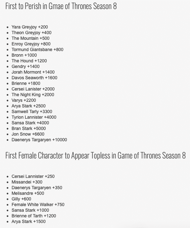 The Definitive Degenerate Events Power Rankings