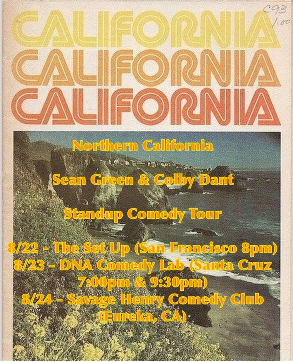 sean green and colby dant comedy tour