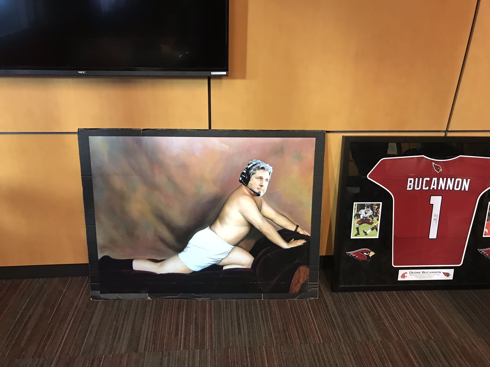 coach leach seinfeld costanza painting