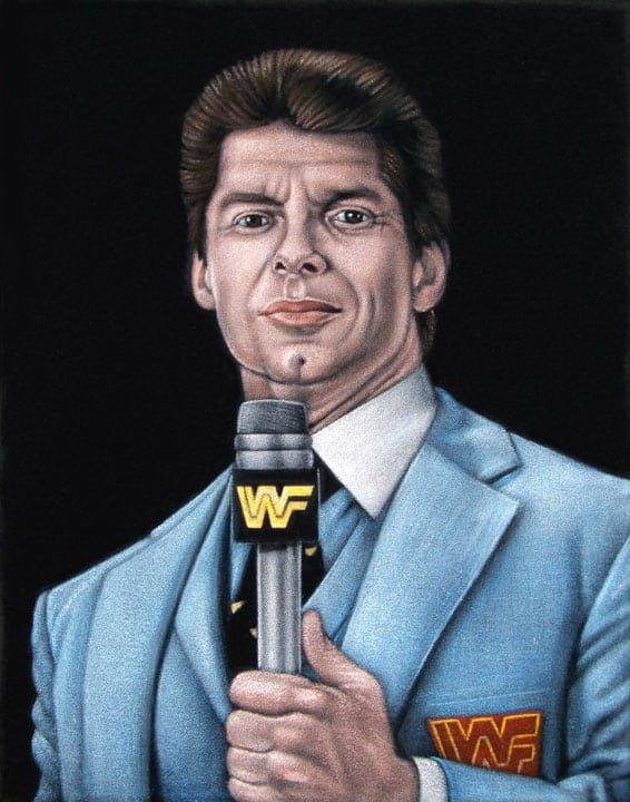 Jesse Ventura Vince McMahon by Mary Brewster