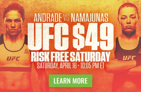 UFC $49 Risk Free Saturday