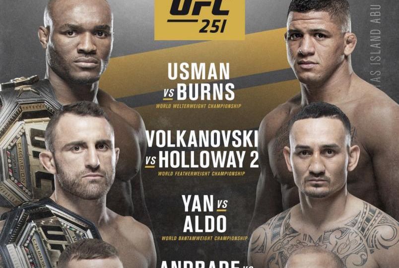 UFC 251 Preview: Fight Island Odds and Picks for Every Fight