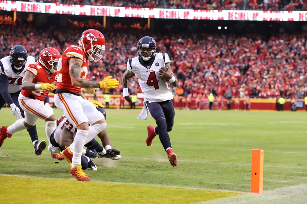 DFS Showdown Picks: Texans vs. Chiefs