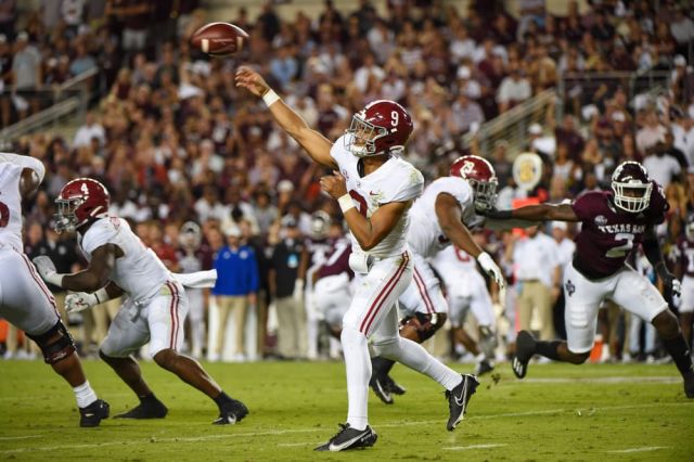 COLLEGE FOOTBALL: OCT 09 Alabama at Texas A&M
