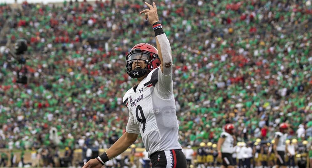 COLLEGE FOOTBALL: OCT 02 Cincinnati at Notre Dame