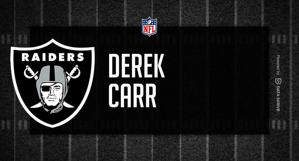 Derek Carr - NFL - Player Prop Predictions, Lines and Trends