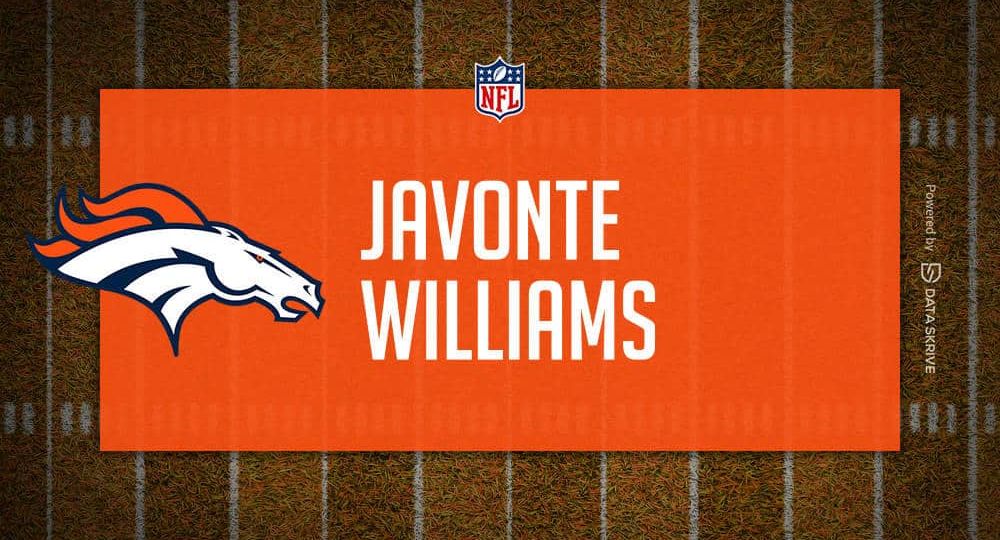 Javonte Williams - NFL - Player Prop Predictions, Lines and Trends