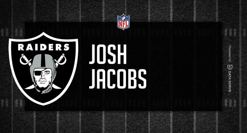 Josh Jacobs - NFL - Player Prop Predictions, Lines and Trends