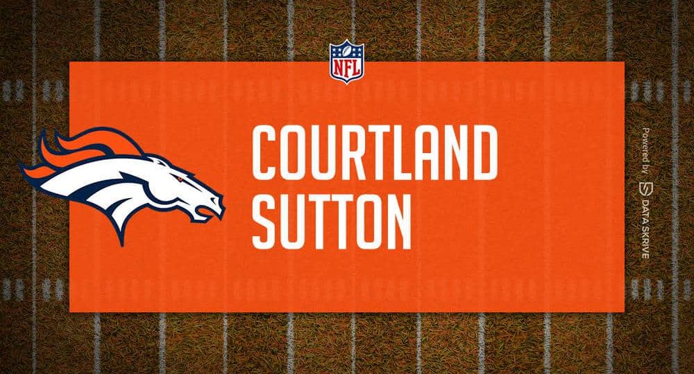 Courtland Sutton - NFL - Player Prop Predictions, Lines and Trends