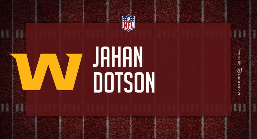 Jahan Dotson - NFL - Player Prop Predictions, Lines and Trends
