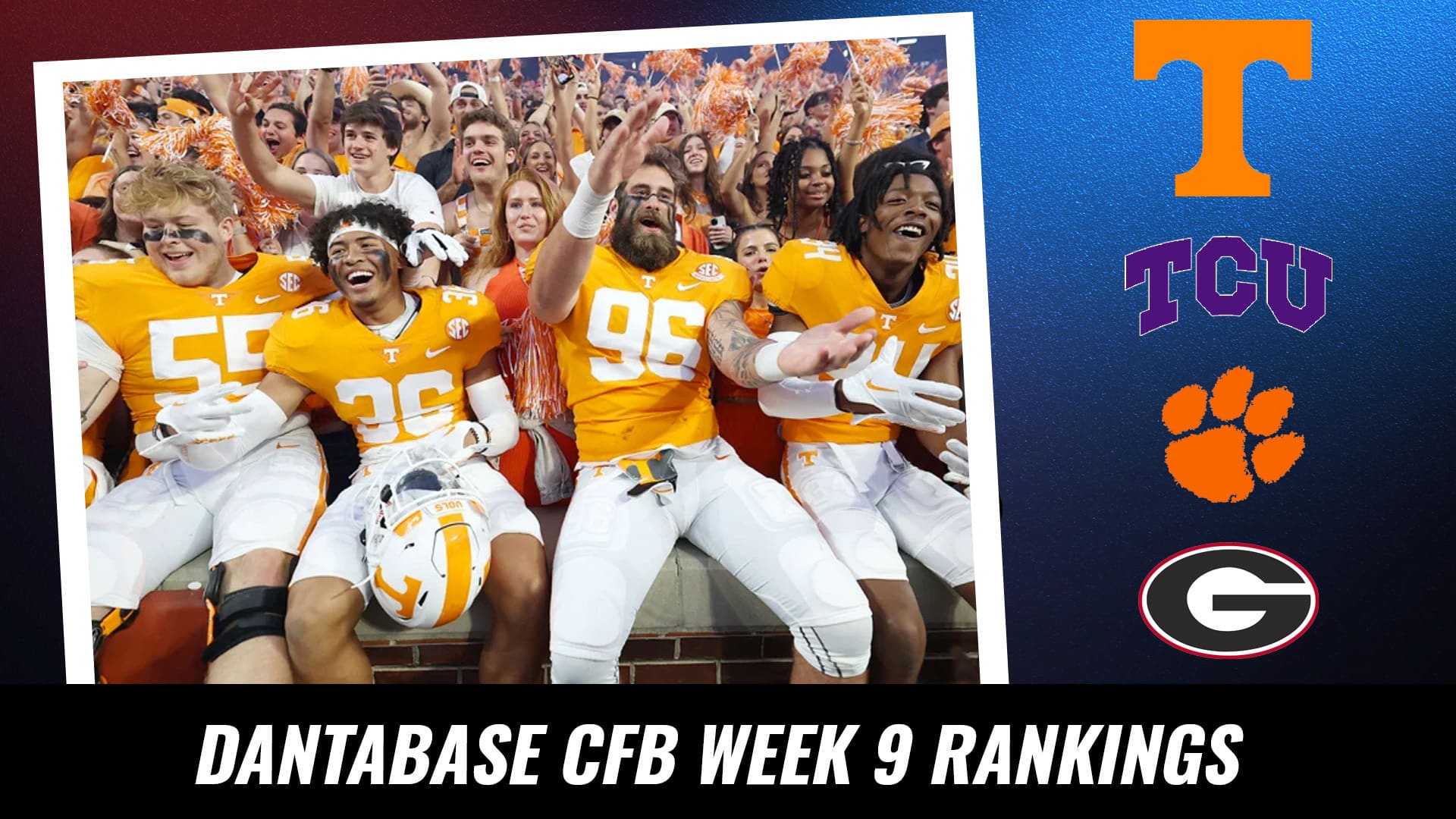 Dantabase Top 25 College Football Rankings | The College Football Experience (Ep. 1178)