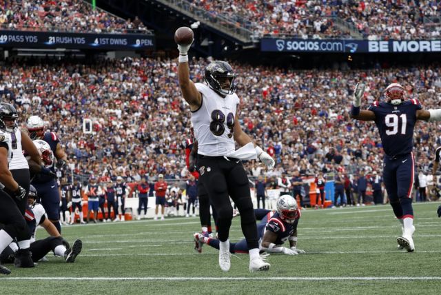 NFL: SEP 25 Ravens at Patriots