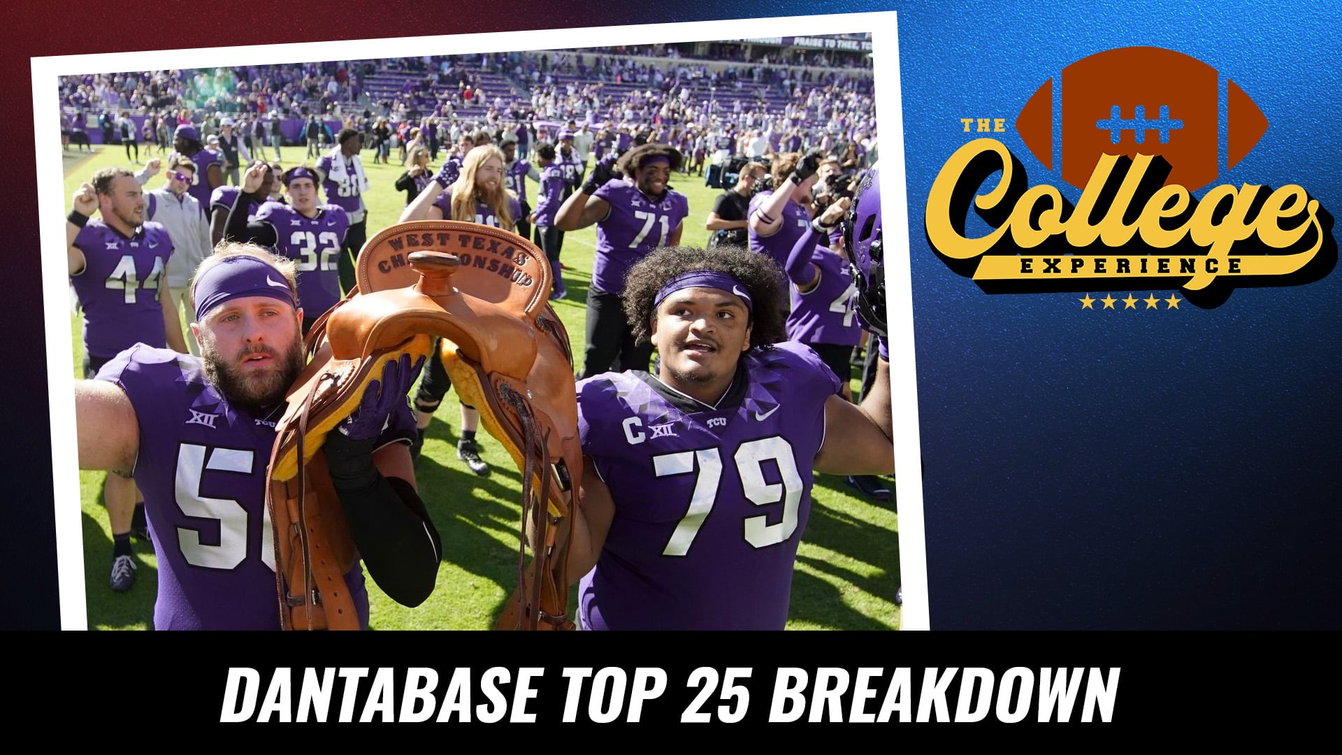 Dantabase Top 25 College Football Rankings | The College Football Experience (Ep. 1192)