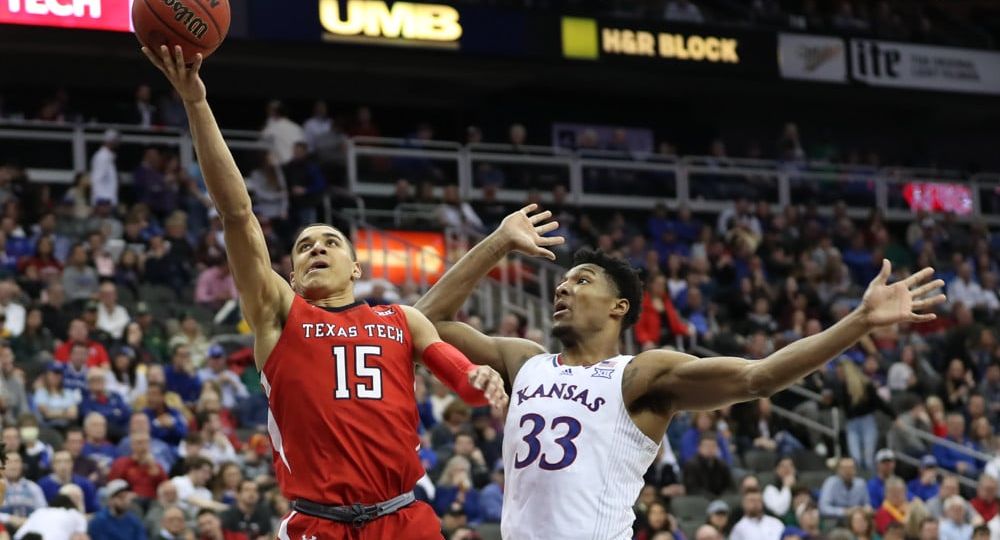 COLLEGE BASKETBALL: MAR 12 Big 12 Tournament - Texas Tech v Kansas