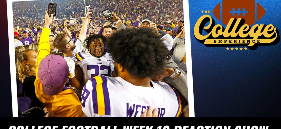 College Football Week 10 Reaction Show | The College Football Experience (Ep. 1189)
