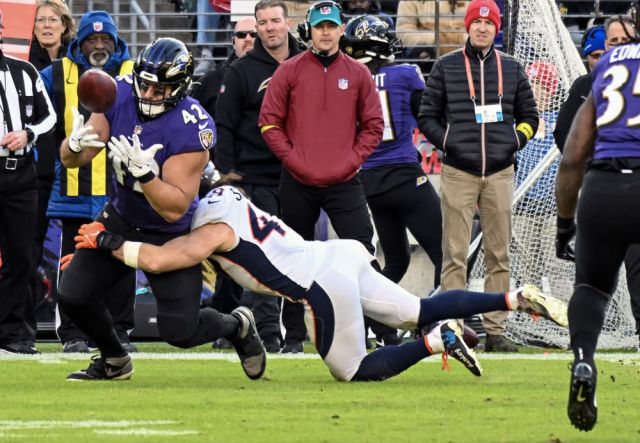 NFL: DEC 04 Broncos at Ravens