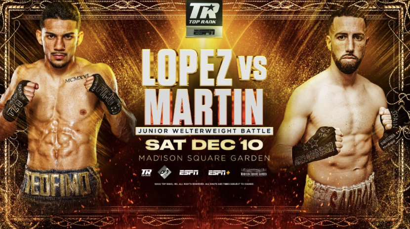 Teofimo Lopez vs Sandor Martin: Top Rank's "Heisman Night" Boxing Odds, Picks, And Bets