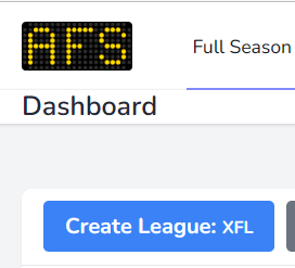 XFL Fantasy Football Create XFL League