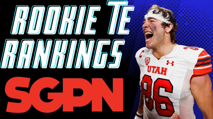 Rookie Tight End Rankings - Sports Gambling Podcast