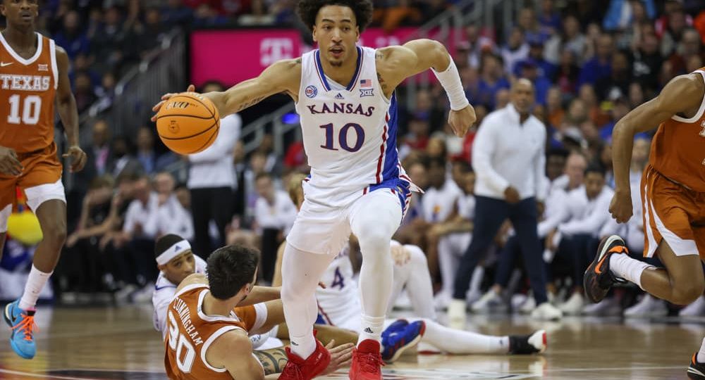 COLLEGE BASKETBALL: MAR 11 Big 12 Tournament - Texas at Kansas