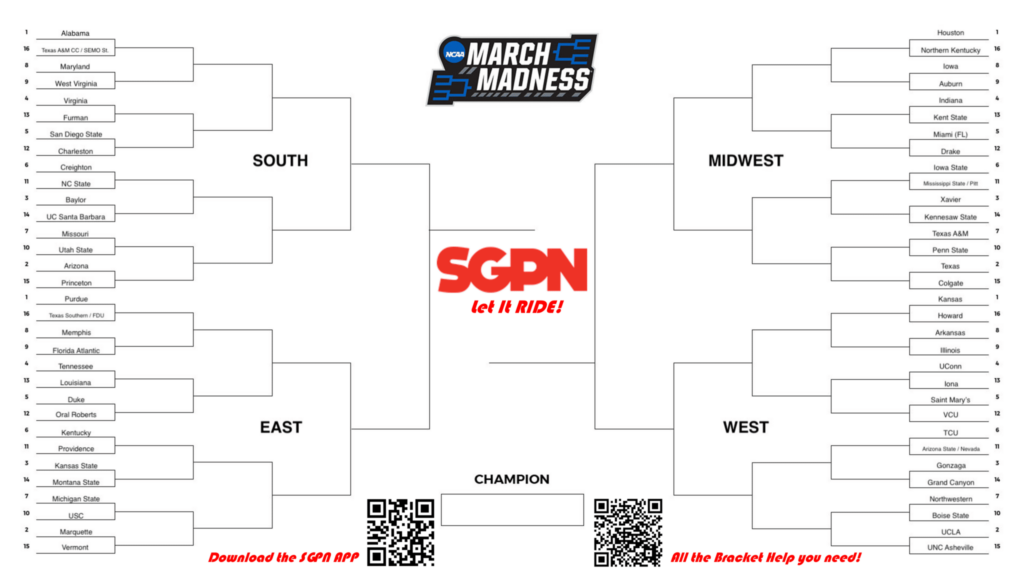 Free Printable March Madness Bracket: NCAA Men's Basketball 2023 Tournament