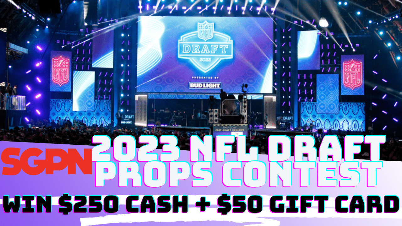 NFL Draft Props Contest: Free to Enter, 1st Place Wins $250 in cash + $50 Gift Card