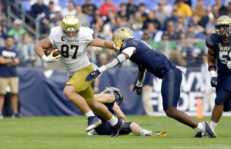 COLLEGE FOOTBALL: NOV 12 Notre Dame vs Navy