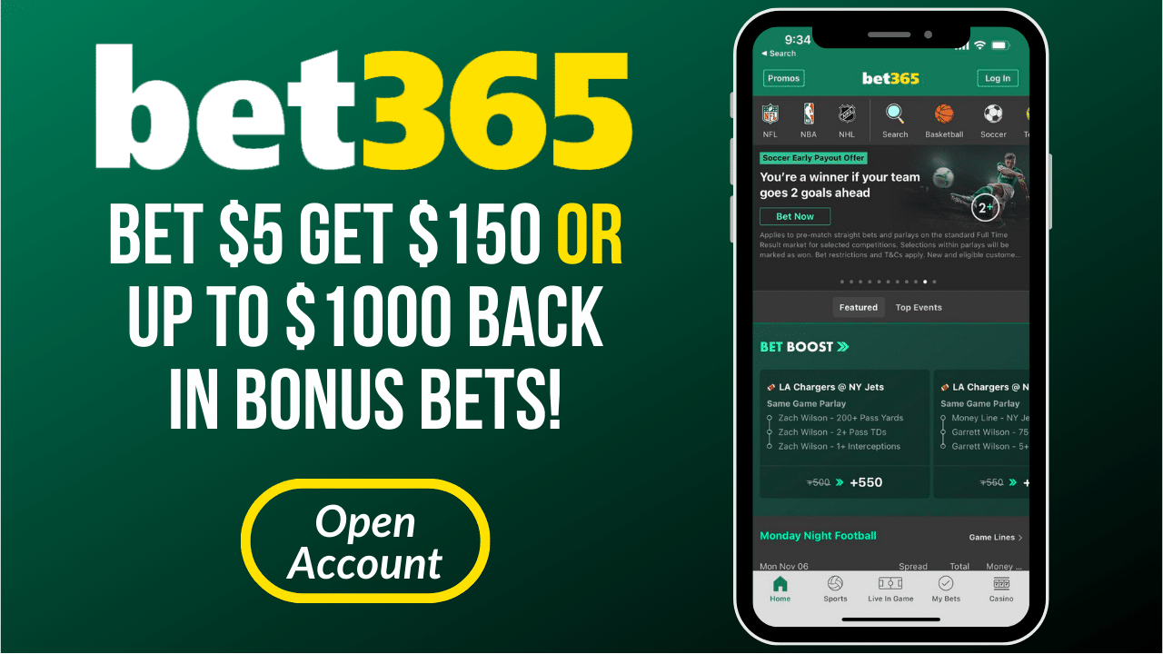 bet 365 signup bonus