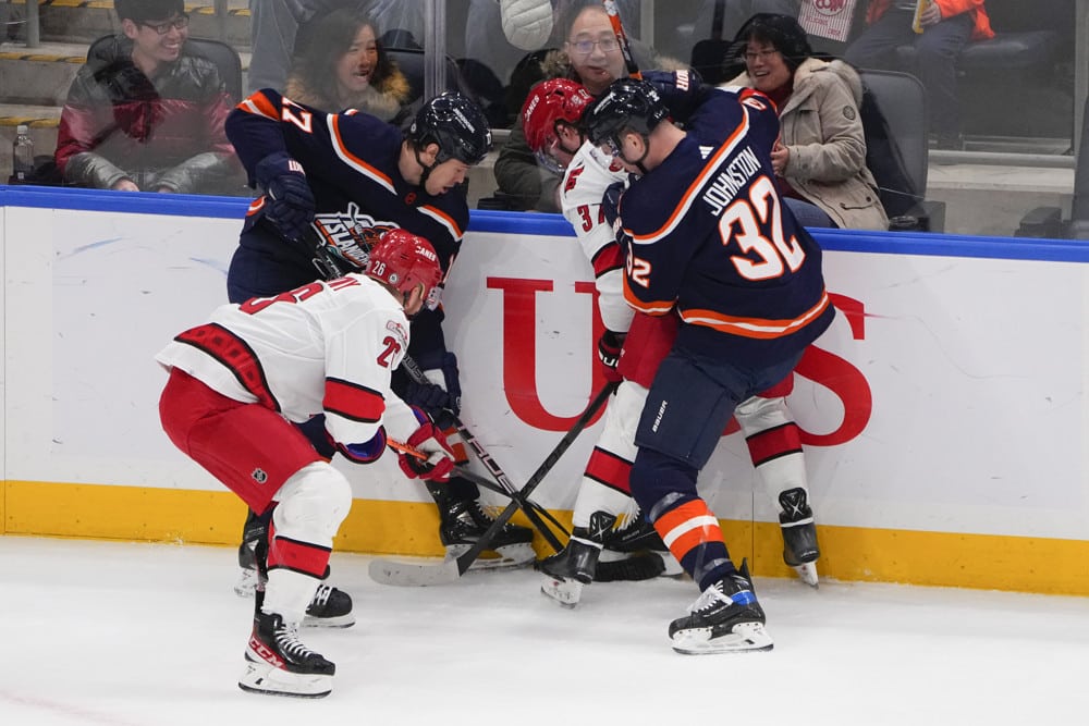 Mathew Barzal Reacts to New York Islanders vs. Carolina Hurricanes Series &  Playing With Bo Horvat 