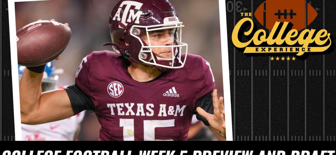College Football 2023 Week 5 Preview & Draft | The College Football Experience (Ep. 1255)