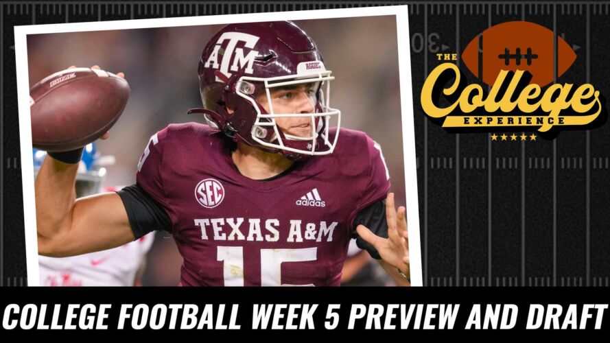 College Football 2023 Week 5 Preview & Draft | The College Football Experience (Ep. 1255)