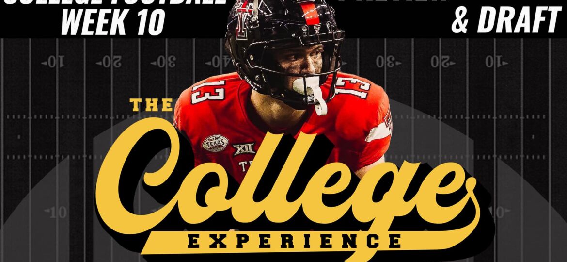 College Football 2023 Week 10 Preview & Draft | The College Football Experience (Ep. 1266)