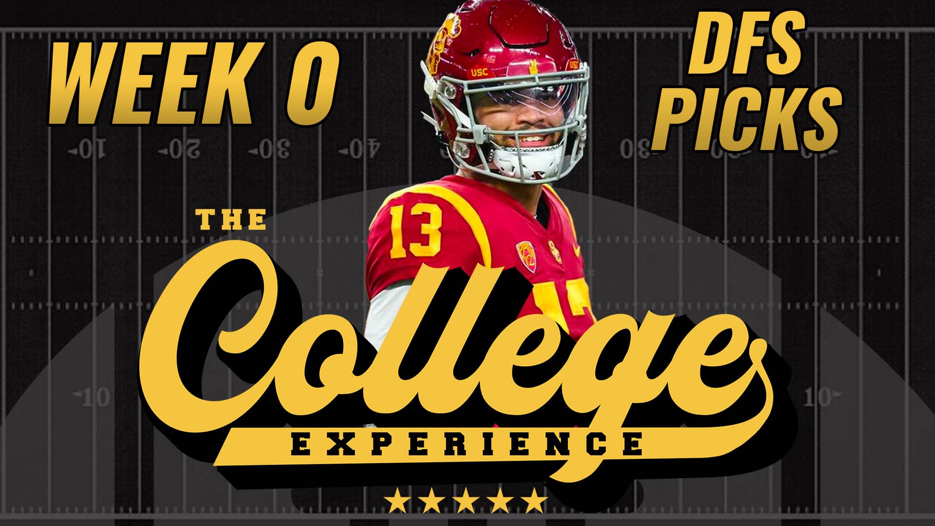 Week Zero College Football DFS Preview & Picks | The College Football Experience (Ep. 1405)