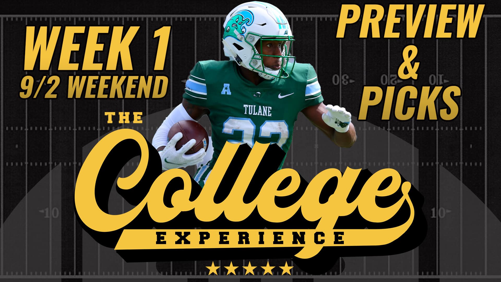 Week 1 Preview & Picks (Saturday, Sunday & Monday) | The College Football Experience (Ep. 1420)