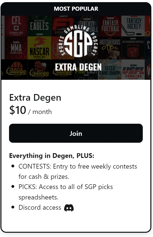 SGPN Patreon Level: Extra Degen