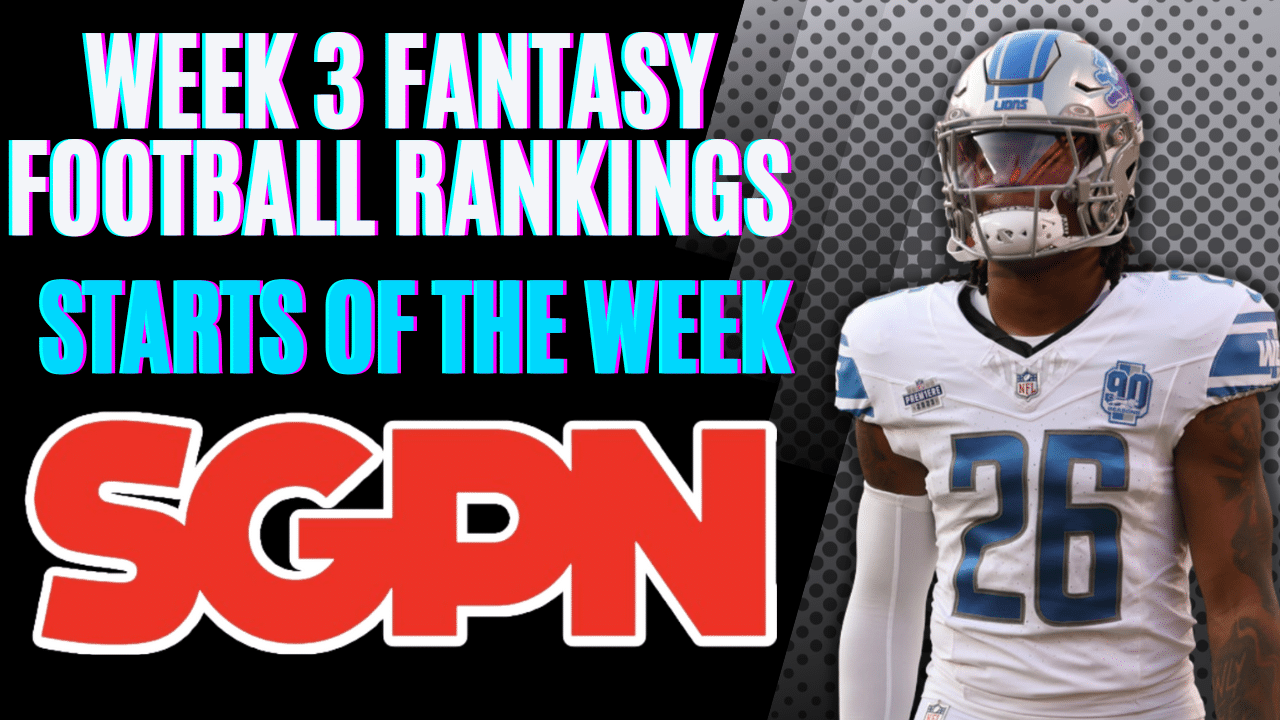 Fantasy Football Week 3 Rankings (2023)