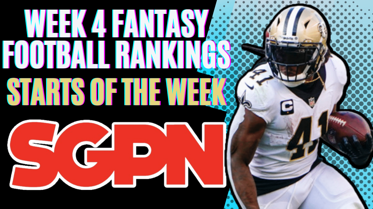 week 4 fantasy rankings