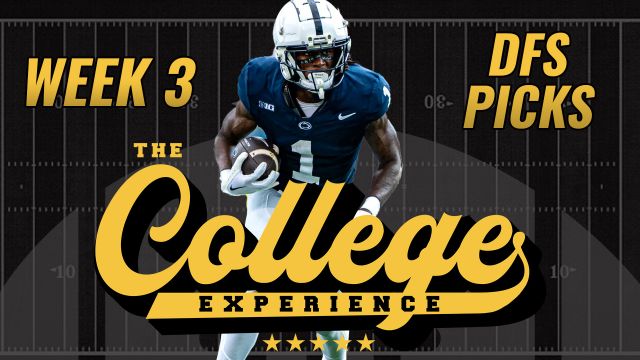 College Football Week 3 DFS Preview & Picks (Thurs, Fri & Sat) | The College Football Experience (Ep. 1437)
