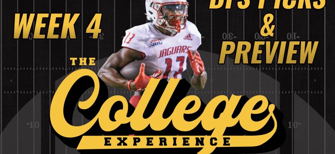 College Football Week 4 DFS Preview & Picks (Thurs, Fri & Sat) | The College Football Experience (Ep. 1442)