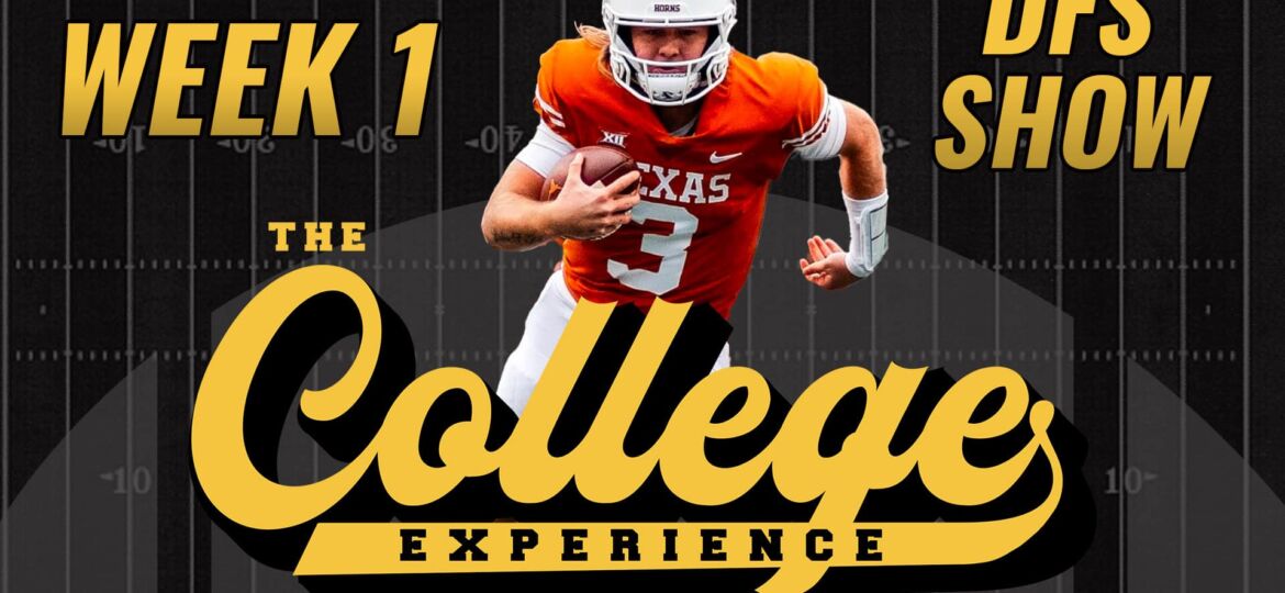Week 1 College Football DFS, Thursday Night Reaction Show, ACC Conference Expansion | The College Football Experience (Ep. 1426)