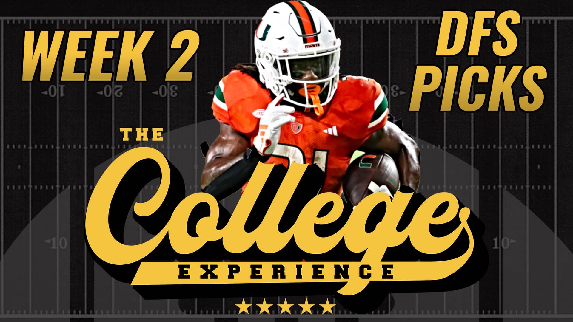 College Football Week 2 DFS Preview & Picks | The College Football Experience (Ep. 1432)