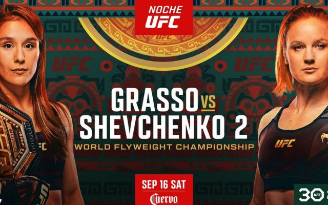 Noche UFC: Grasso vs Shevchenko 2. Noche UFC Bets