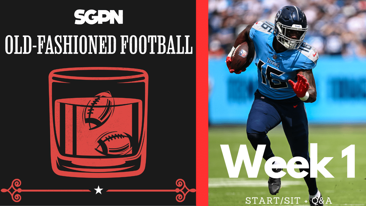 nfl fantasy week 1 start sit