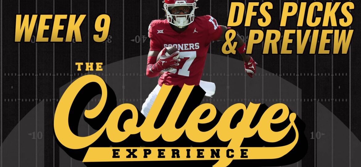 College Football Week 9 DFS Preview & Picks | The College Football Experience (Ep. 1495)