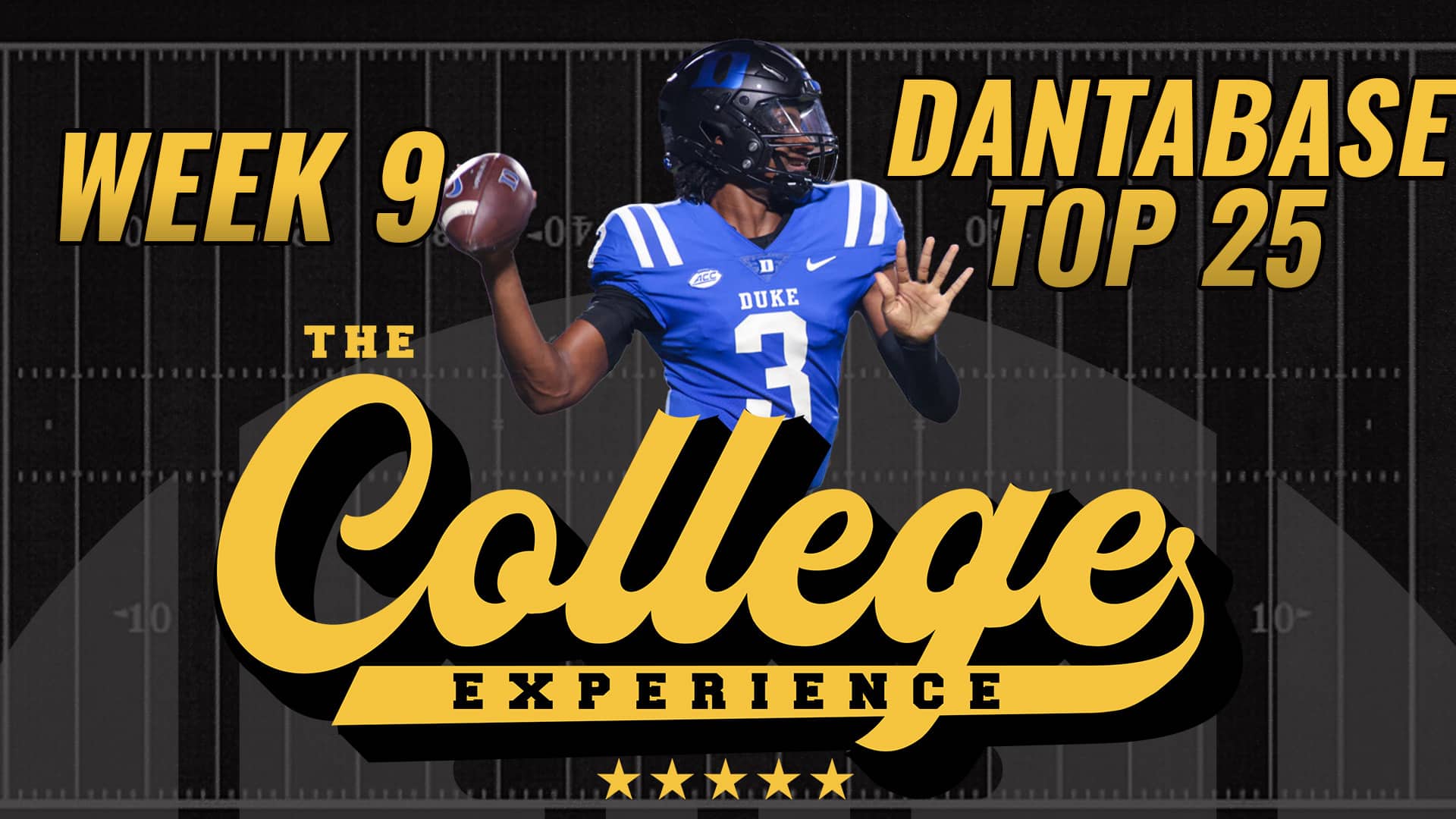 College Football Dantabase Top 25 Week 9 Rankings | The College Football Experience (Ep. 1492)