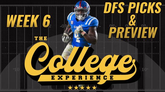 College Football Week 6 DFS Preview & Picks | The College Football Experience (Ep. 1457)