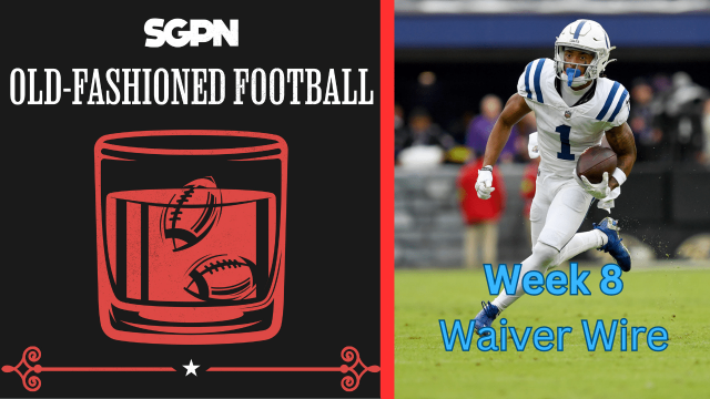 Fantasy Football Week 8 Waiver Wire + Grace O'Malley Whiskey Review | Old-Fashioned Football (Ep. 80)