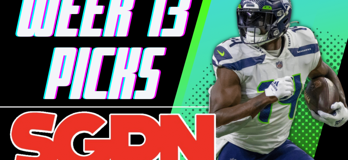 week 13 NFL Picks - DK Metcalf Image