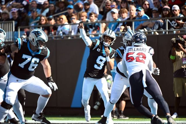 NFL: OCT 29 Texans at Panthers