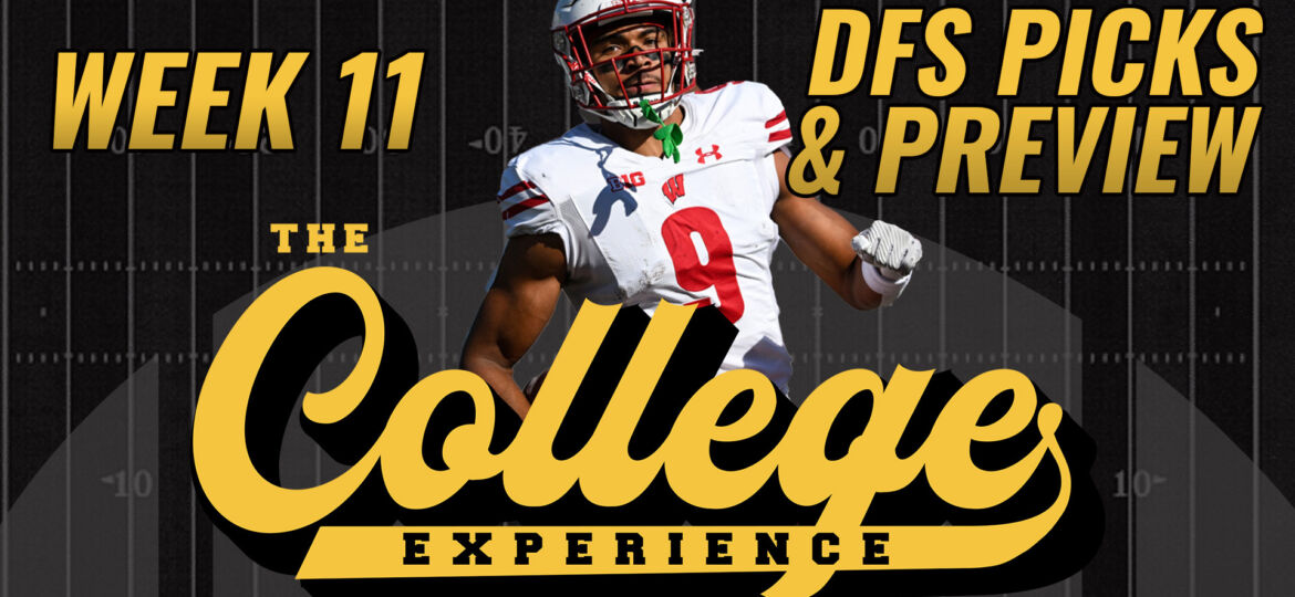 College Football Week 11 DFS Preview & Picks (Thurs, Fri & Sat) | The College Football Experience (Ep. 1514)